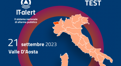 IT-Alert: nuovo sistema di allarme pubblico. Il 21 settembre il test per la Valle d’Aosta