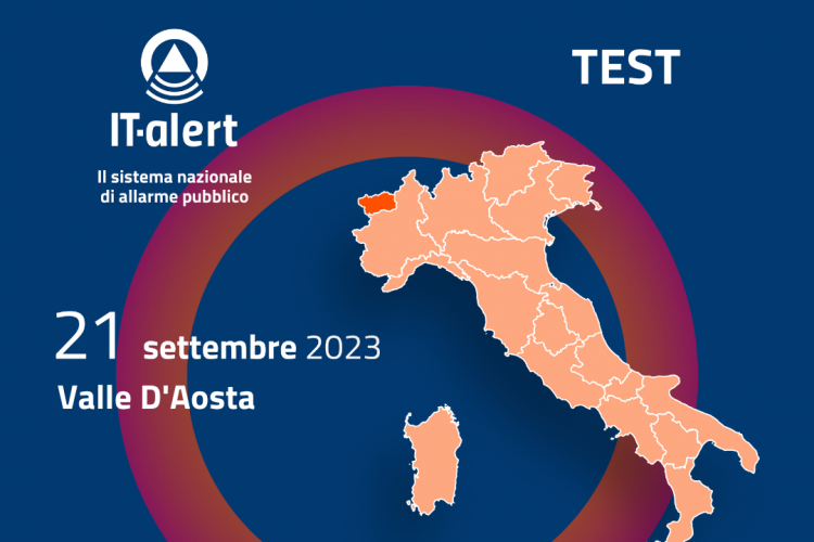 IT-Alert: nuovo sistema di allarme pubblico. Il 21 settembre il test per la Valle d’Aosta